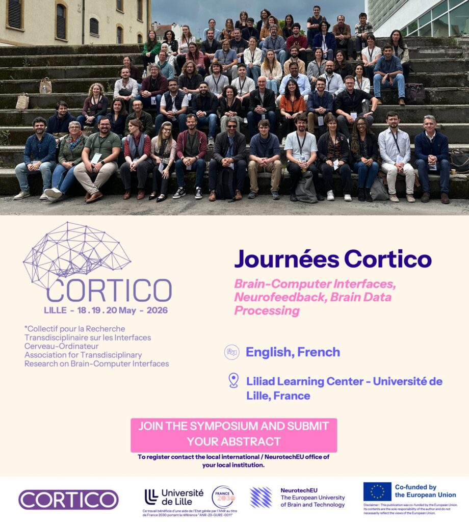 “Journées CORTICO” Symposium at the University of Lille