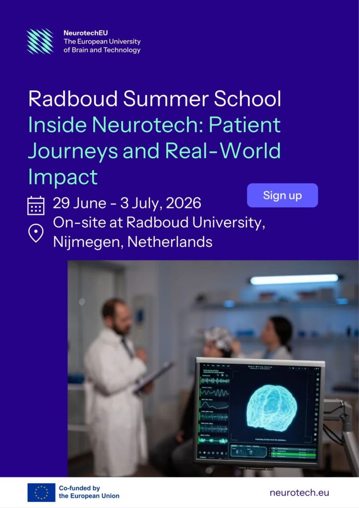 Radboud Summer School: Inside Neurotech: Patient Journeys and Real-World Impact